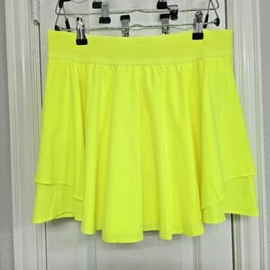 Lululemon Court Rival High-Rise Skirt in Highlight Yellow